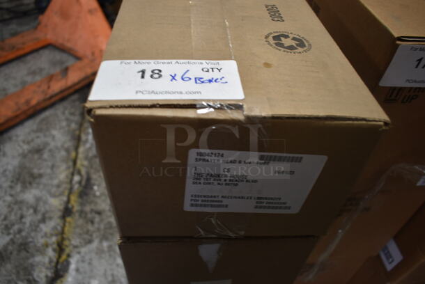 6 Boxes of 24 BRAND NEW IN BOX! 10042174 TRIGGER SPRAYER HEAD 9.25"TUBE F/ 32oz BOTTLE RED/WHT. 6 Times Your Bid! - Image 3 of 7