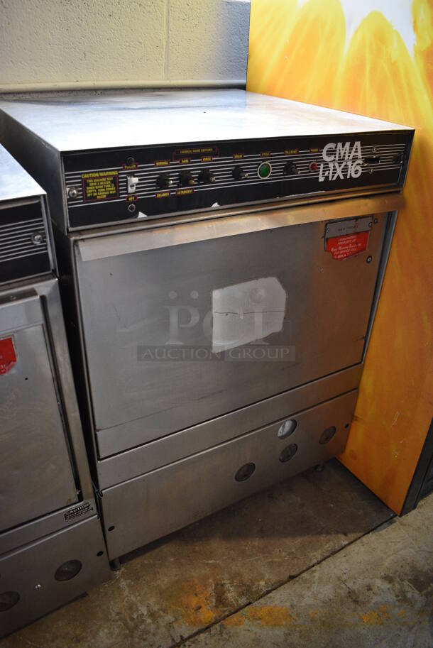 CMA Model L-1X16 Stainless Steel Commercial Undercounter Dishwasher. 115 Volts, 1 Phase. 24x23x34 - Image 2 of 7