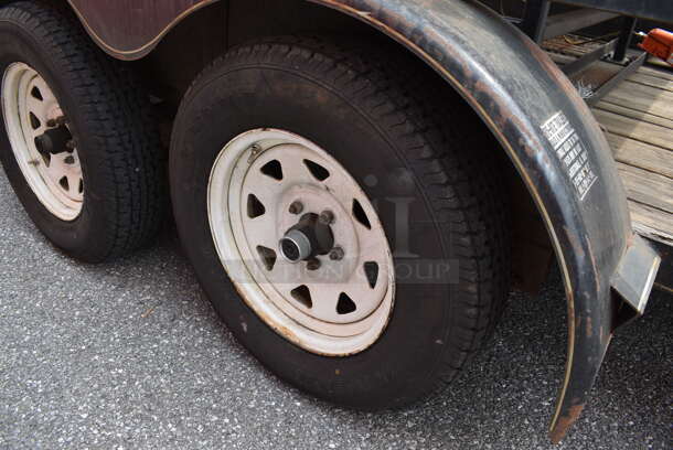 Bye-Rite Trailers Metal Flat Top Open Trailer w/ Rear Lowering Ramp. Does Not Have Title. Oven Will Be Removed From The Trailer Unless The Same Bidder Wins Both Lots 4 and 5.  - Image 11 of 12