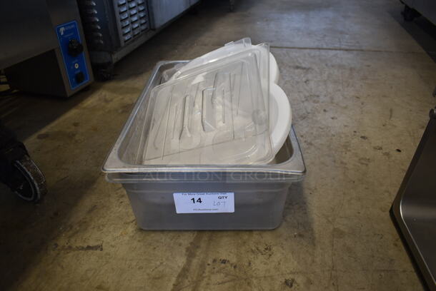 ALL ONE MONEY! Lot of Various Items Including Poly Bins - Image 1 of 4