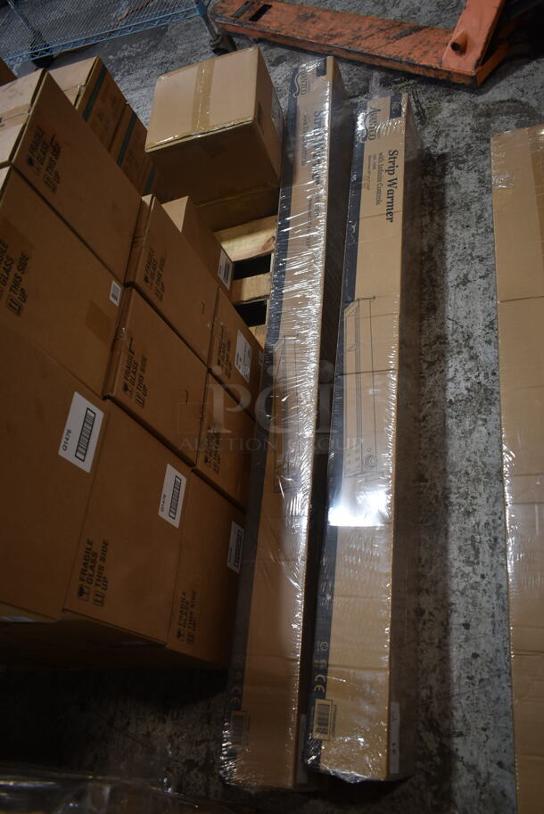 BRAND NEW IN BOX! Avantco 177SW60INC Stainless Steel Commercial 60" High Wattage Strip Warmer with Infinite Controls. 120 Volts, 1 Phase. - Image 2 of 5