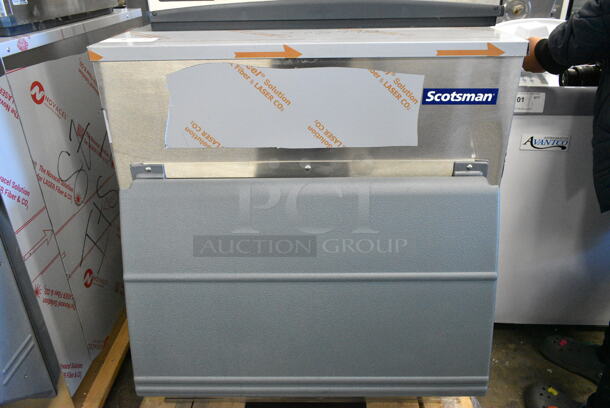 2017 Scotsman C0530MA-1E Stainless Steel Ice Head on BRAND NEW! 2022 Scotsman ICS730-A Ice Bin. 115 Volts, 1 Phase.  - Image 3 of 7