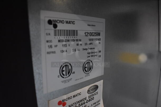 LIKE NEW! Micro Matic MDD-23W Stainless Steel Commercial Direct Draw Dual Zone Wine Dispenser. 115 Volts, 1 Phase. Unit Has Only Been Used a Few Times! Tested and Working! - Image 8 of 8