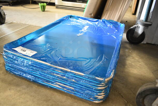 12 BRAND NEW SCRATCH AND DENT! Choice 407BUNFULL Full Size 18" x 26" 19 Gauge Wire in Rim Aluminum Bun Pan / Sheet Pan. 12 Times Your Bid! - Image 4 of 5
