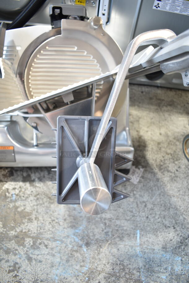 BRAND NEW SCRATCH AND DENT! Hobart ECO13 Ecoline Stainless Steel Commercial Countertop Meat Slicer. 120 Volts, 1 Phase. Tested and Working! - Image 6 of 9