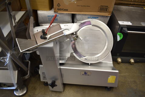 Bizerba SE 12 US Stainless Steel Commercial Countertop Meat Slicer. 120 Volts, 1 Phase. Tested and Working!