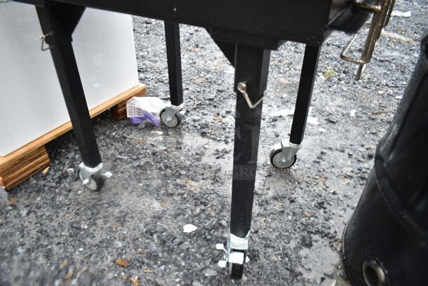 BRAND NEW SCRATCH AND DENT! Backyard Pro CHAR-30 30" Heavy-Duty Steel Charcoal Grill with Adjustable Grates, Removable Legs, and Cover - Image 3 of 6