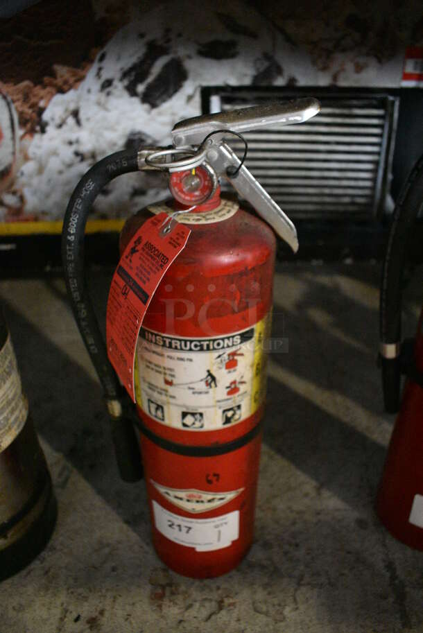 Amerex Fire Extinguisher. 6x6x21