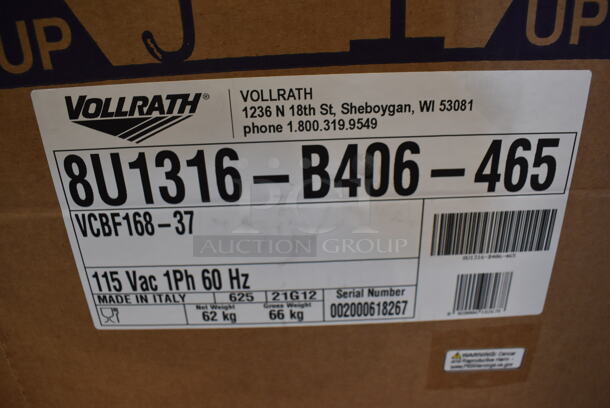 BRAND NEW IN BOX! Vollrath VCBF168-37 Metal Commercial Countertop Triple Hopper Slushie Machine. Hopper Has 2.6 Gallon Capacity. 120 Volts, 1 Phase. Tested and Working! - Image 4 of 8