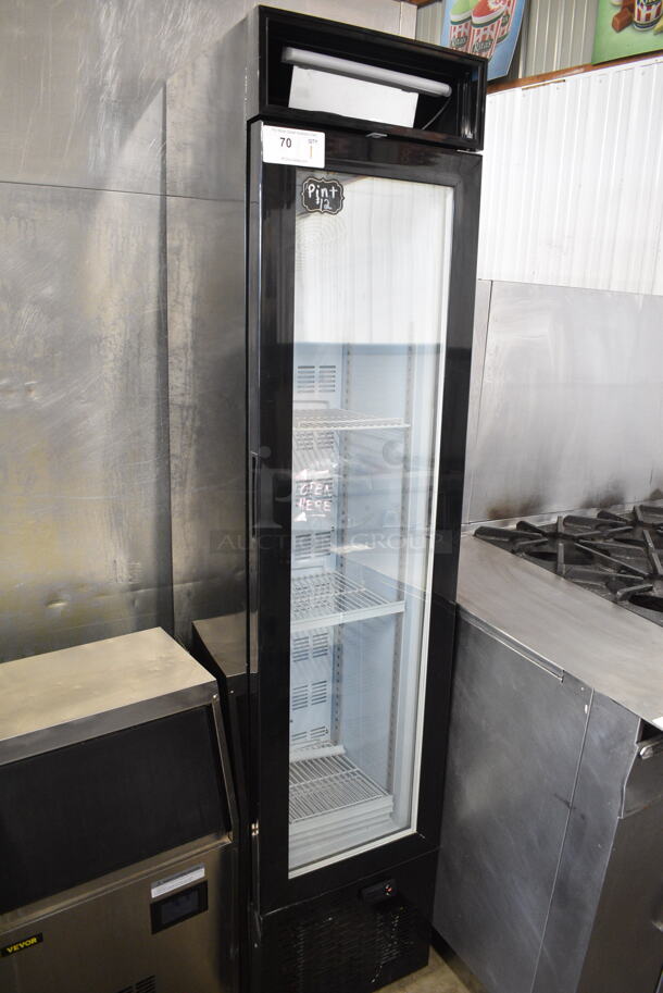 Galaxy SD105B Metal Commercial Single Door Reach In Cooler Merchandiser. 110-120 Volts, 1 Phase. Cannot Test Due To Cut Power Cord - Image 3 of 6