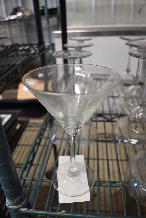 4 Martini Glasses. 4.75x4.75x7.5. 4 Times Your Bid!