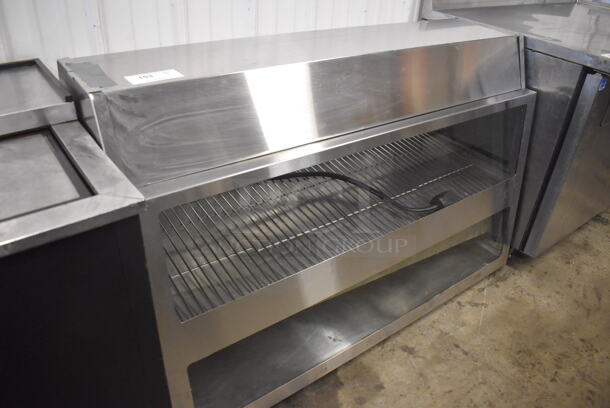 Stainless Steel Commercial Electric Powered 2 Tier Warming Display Cabinet Merchandiser. 208 Volts, 1 Phase. 53x25x36 - Image 2 of 5