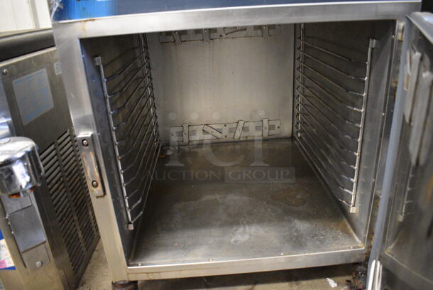 Alto Shaam Stainless Steel Commercial Single Door Undercounter Pass Through Warming Holding Cabinet on Commercial Casters. 25.5x29x34. Tested and Working! - Image 5 of 7
