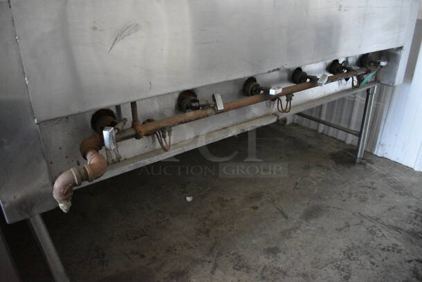 Stainless Steel Commercial Natural Gas Powered Floor Style Charbroiler Grill on Metal Legs. 71.5x42x37 - Image 4 of 4