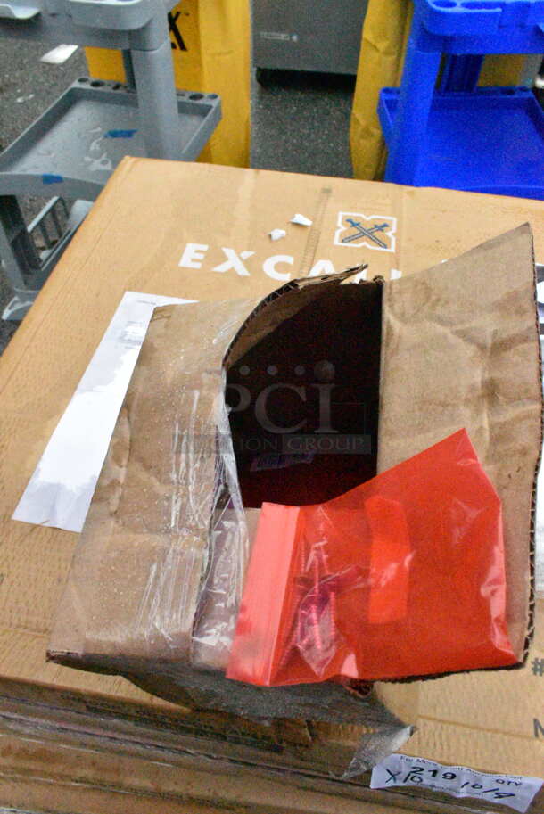 4 BRAND NEW SCRATCH AND DENT! Items Including Commercial Casters Set, Metal Legs, Short Legs and Box of 18 Bags of Screws. 4 Times Your Bid!  - Image 6 of 8