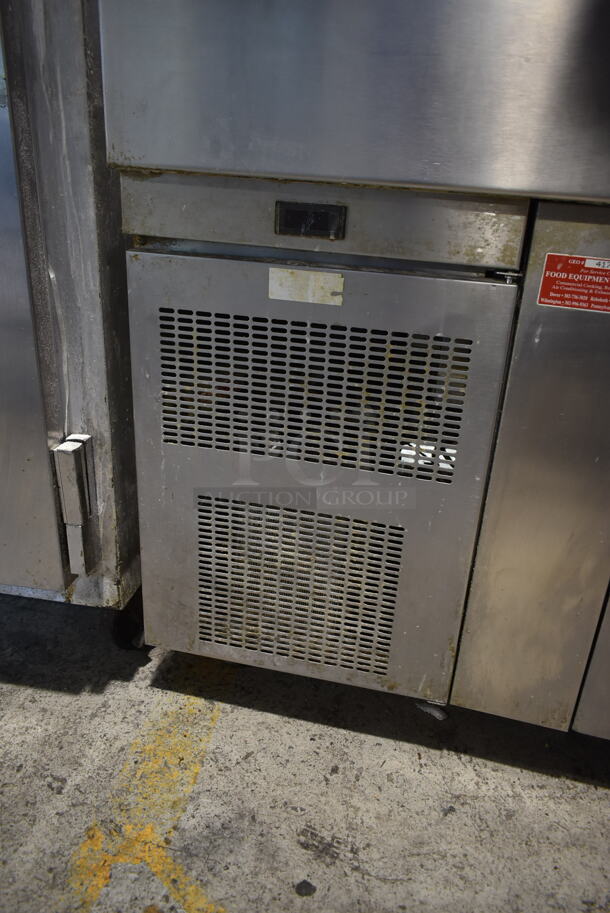 2013 Randell 51356PR Stainless Steel Commercial Prep Table w/ 2 Drawers and Over Shelf. 115 Volts, 1 Phase. Tested and Does Not Power On - Image 5 of 9