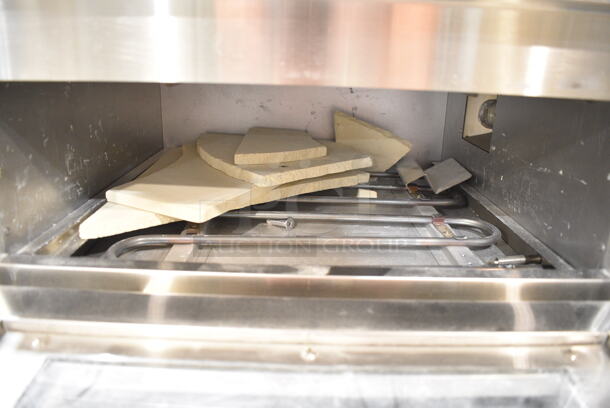 2023 Crosson CPO-160 Stainless Steel Commercial Countertop Electric Powered Pizza Oven w/ Broken Cooking Stone. 120 Volts, 1 Phase. Tested and Working! - Image 4 of 6