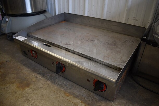Stainless Steel Commercial Countertop Electric Powered Flat Top Griddle. 208-220 Volts, 3 Phase. 36x26x11.5. - Image 5 of 6