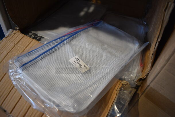 ALL ONE MONEY! Box of Approximately 240 BRAND NEW IN BOX! Alvin Mesh Bags. 5x13 - Image 4 of 6