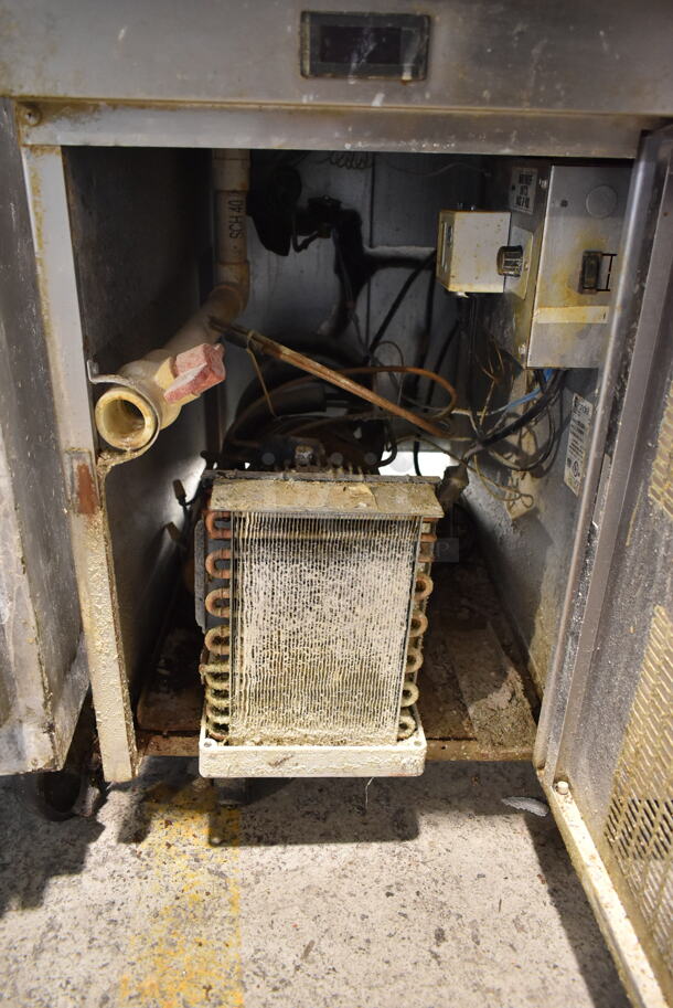 2013 Randell 51356PR Stainless Steel Commercial Prep Table w/ 2 Drawers and Over Shelf. 115 Volts, 1 Phase. Tested and Does Not Power On - Image 8 of 9