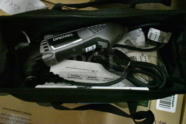 5 Various Items Including Dell P2422HE Monitor, 2 KnoxGear Desktop Boom Arm Microphone Stand, Bissell 2-1 Robotic Mop and Vacuum, Dremel MM35 Multi-Max Oscillating Tool Kit. 5 Times Your Bid!  - Image 12 of 12