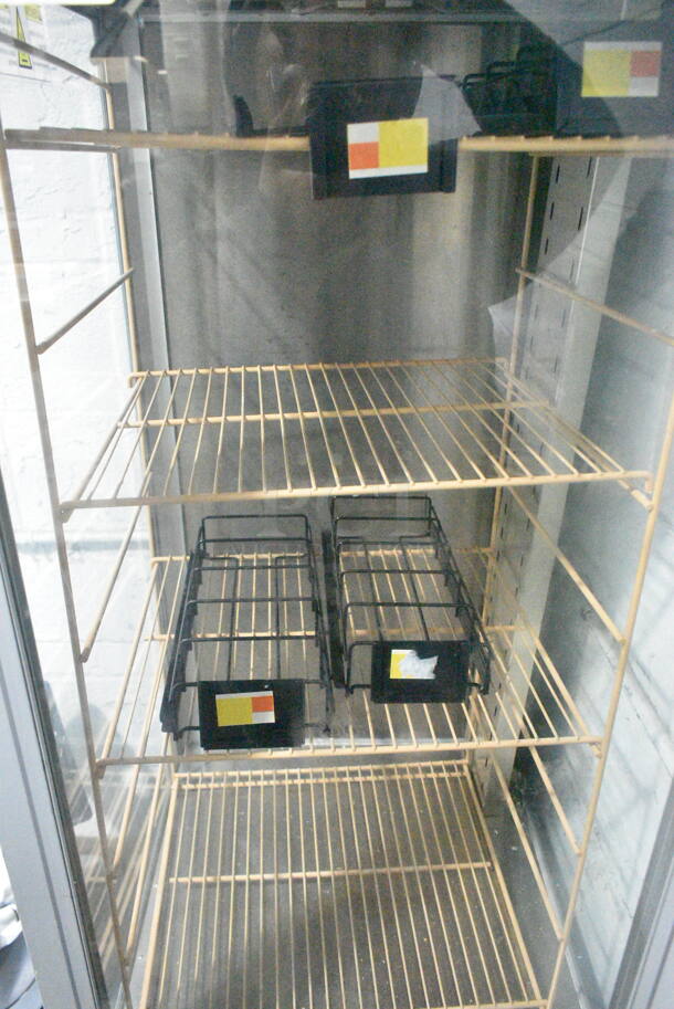 Hatco PFST-1X Metal Commercial Reach In Heated Holding Merchandiser on Commercial Casters. 120 Volts, 1 Phase. Tested and Working!  - Image 3 of 4