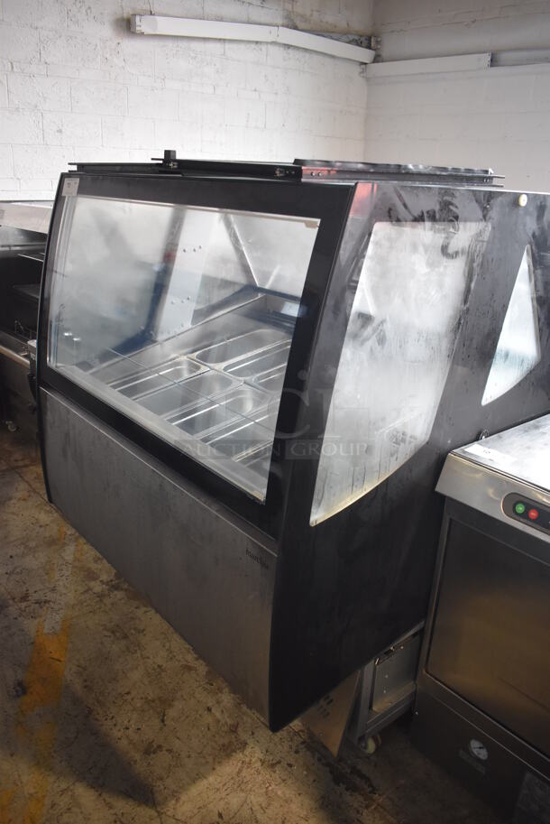 Marchia Stainless Steel Commercial Gelato Display Case Merchandiser. 48x42x56. Cannot Test Due To Plug Style