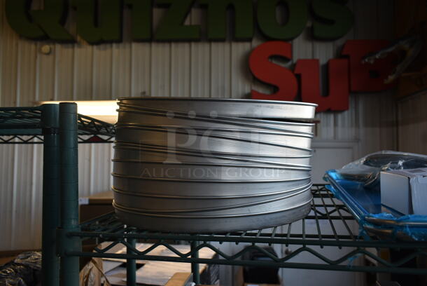ALL ONE MONEY! Tier Lot of Various BRAND NEW Items Including Metal Round Baking Pans, 600DB35 Basket Sink Drain, 461RPC06910 Metro A Gasket, 407BUNFULL Aluminum Baking Pans.  - Image 3 of 6