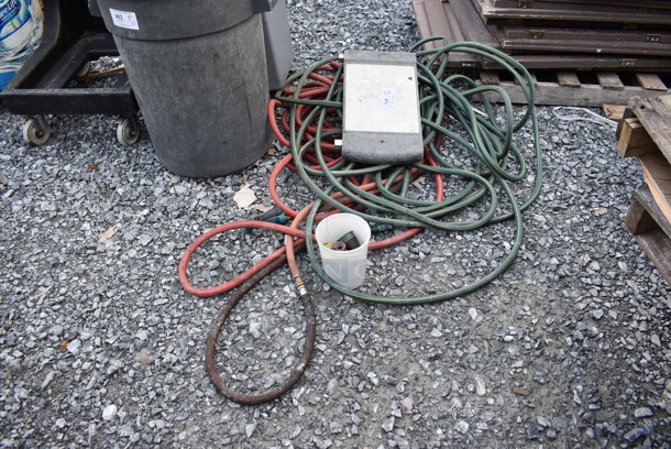 ALL ONE MONEY! Lot of 2 Hoses and Metal Piece - Image 3 of 7