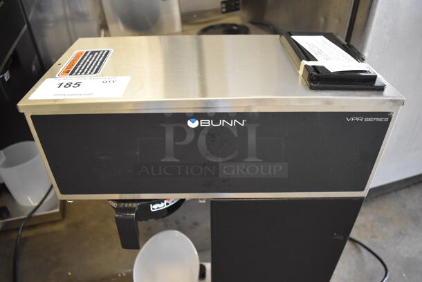 BRAND NEW! 2022 Bunn VPR-APS Stainless Steel Commercial Countertop Coffee Machine w/ Poly Brew Basket and Pitcher. 120 Volts, 1 Phase. 16x8x27. Tested and Working! - Image 4 of 5