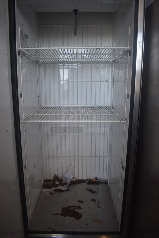 2013 True T-23F 1 Door Stainless Steel Reach in Freezer w/ Poly Coated Racks on Commercial Casters. 115 Volt, 1 Phase. Tested and Working! - Image 3 of 7