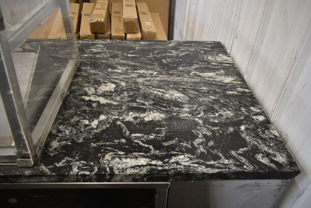 Stainless Steel Commercial Portable Prep Table w/ 3 Over Shelves on Commercial Casters. - Image 4 of 6