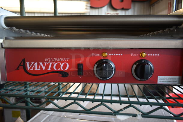 BRAND NEW SCRATCH AND DENT! 2023 Avantco 177RG1830NS Stainless Steel Commercial Countertop Hot Dog Roller. 120 Volts, 1 Phase. Tested and Working! - Image 3 of 5