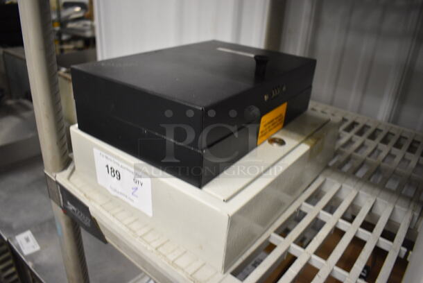 2 Boxes; Black and White. 10x3x12, 8x3.5x11.5. 2 Times Your Bid! - Image 2 of 4