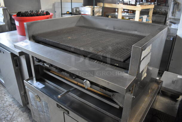 Stainless Steel Commercial Countertop Natural Gas Powered Charbroiler Grill. 36x31.5x20 - Image 2 of 4