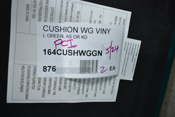 3 BRAND NEW SCRATCH AND DENT! Lancaster Table & Seating Seat Cushions; Red and 2 164CUSHWGGN Green. 3 Times Your Bid! - Image 4 of 5