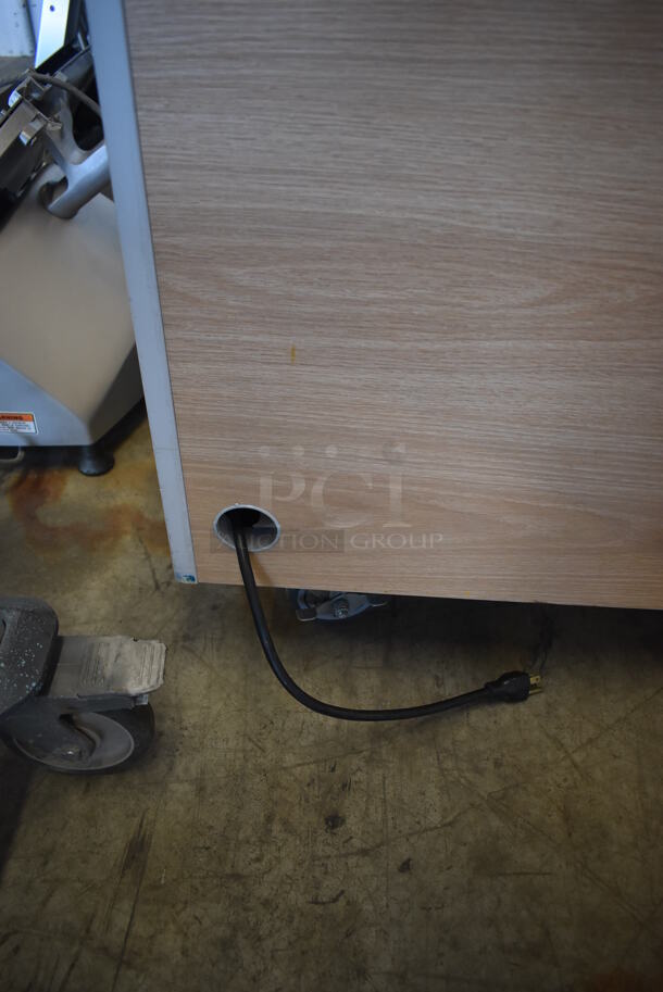 Stainless Steel Commercial Single Bay Portable Sink w/ Faucet and Handles on Commercial Casters. 24x24x41 - Image 6 of 6