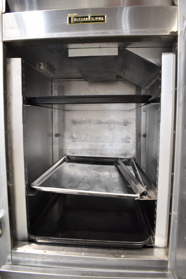 Traulsen G10000 Stainless Steel Commercial 2 Half Size Door Reach In Cooler on Commercial Casters. 115 Volts, 1 Phase. Tested and Working! - Image 6 of 9