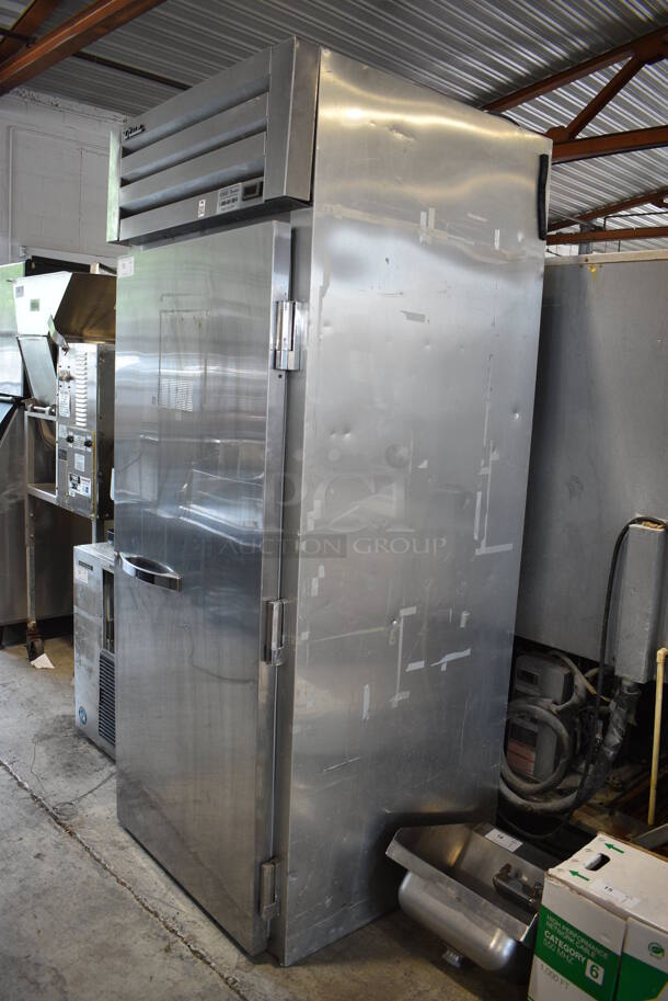 2014 True Model STG1RRI-1S Stainless Steel Commercial Roll In Rack Cooler. 115 Volts, 1 Phase. 35x35x83. Tested and Working! - Image 3 of 6