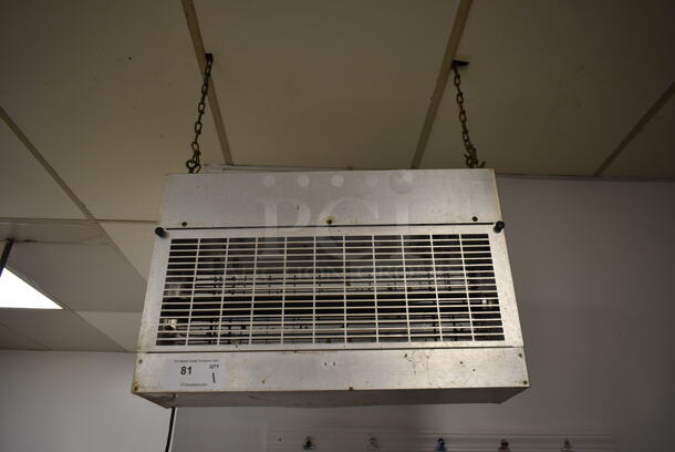 Metal Ceiling Mounted Bug Zapper. BUYER MUST REMOVE. (kitchen)