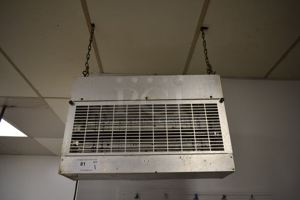 Metal Ceiling Mounted Bug Zapper. BUYER MUST REMOVE. (kitchen) - Image 1 of 5