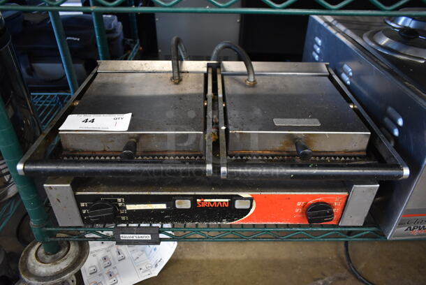 Sirman Stainless Steel Commercial Countertop Electric Powered Double Panini Press. 230 Volts. - Image 1 of 7
