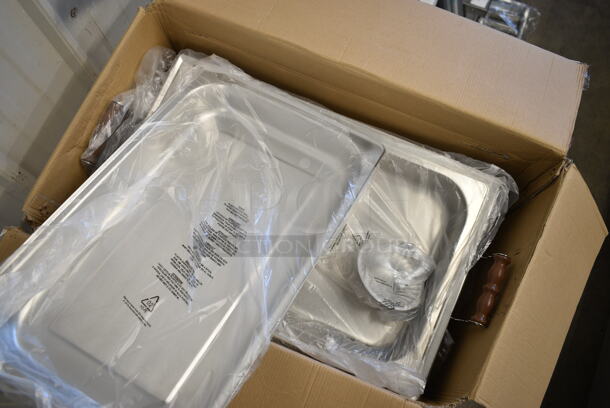 4 BRAND NEW SCRATCH AND DENT! Choice Classic 8 Qt. Full Size Chafer. 4 Times Your Bid!  - Image 5 of 5