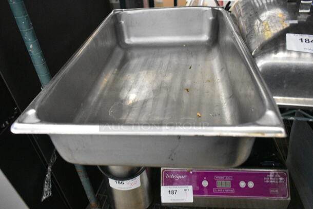 ALL ONE MONEY! Lot of Various Items Including Stainless Steel Lids, Drop In Bin and Dome Chafer Lid.  - Image 5 of 7