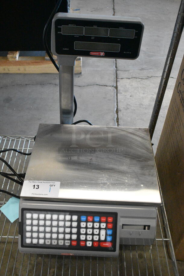 BRAND NEW SCRATCH AND DENT! Torrey Metal Countertop 40 Pound Capacity Scale. Tested and Working! - Image 3 of 7