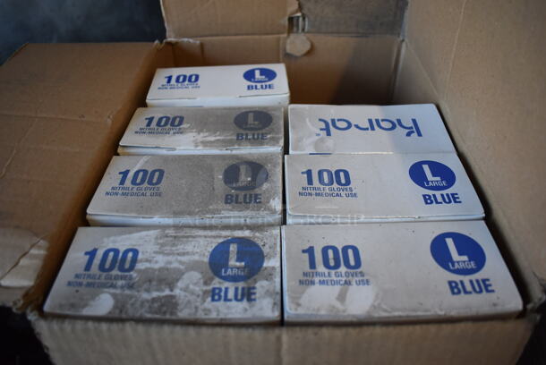 ALL ONE MONEY! Tier Lot of Various Items Including L Nitrile Gloves and 2 Venue Napkin Dispensers. - Image 8 of 12