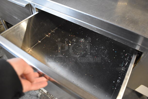 Baxter SP170R-M72 Stainless Steel Commercial Floor Style Steam Table w/ 2 Drawers, Under Shelf and Over Shelf on Commercial Casters. 120/208 Volts, 1 Phase. 72x31x55 - Image 5 of 9