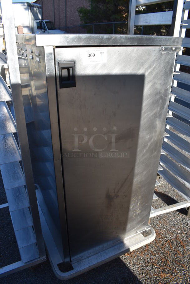 Metal Commercial Enclosed Pan Transport Rack on Commercial Casters. 29x39x56 - Image 3 of 5