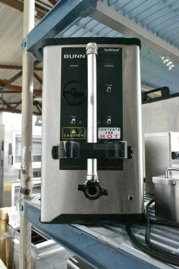 2016 Bunn 2SH STAND Stainless Steel Commercial Countertop Dual Satellite Server Stand w/ 2 Bunn SH SERVER Satellite Servers. 120 Volts, 1 Phase.  - Image 9 of 12