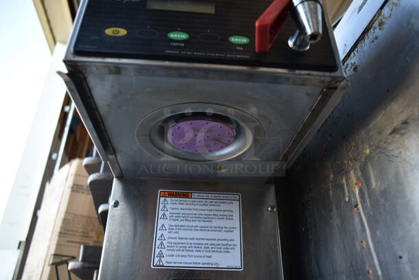 Curtis CB Stainless Steel Commercial Countertop Iced Tea Machine w/ Hot Water Dispenser and Poly Brew Basket. 120 Volts, 1 Phase. - Image 5 of 6